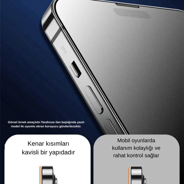 Xiaomi Redmi Note 8 Pro Uyumlu Tam Kaplayan Mat Seramik Esnek Ekran Koruyucu x3 - 7