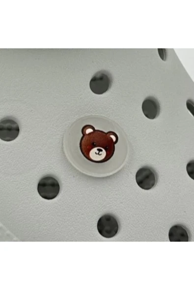 Crocs Terlik Süsü ve Aksesuarı , Çanta Süsü – Renkli Jibbitz Ayıcık Suratı Fil Görselli Figür Aksesuarı ürün görseli 1