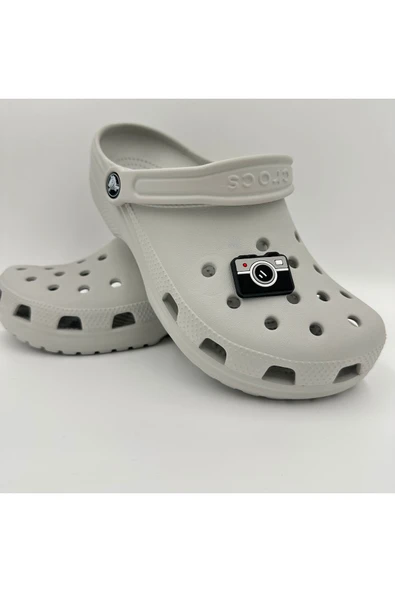 Crocs Terlik Süsü ve Aksesuarı , Çanta Süsü – Jibbitz 3D Kabartma Fotoğraf Makinası Görsel Figür Aksesuar - 3