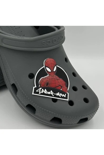 Crocs Terlik Süsü ve Aksesuarı , Çanta Süsü – Jibbitz Dev Boy 3D Kabartma SpiderMn Görselli Figür Aksesuar ürün görseli 1