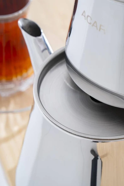 Acar Aveline Aile Boy Çelik Çaydanlık Takımı AR-08586 - 3