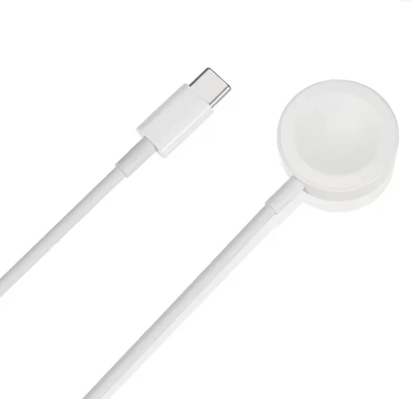 ScHitec Type-C Girişli Universal İ-watch Akıllı Saat Şarj Cihazı Beyaz C49T