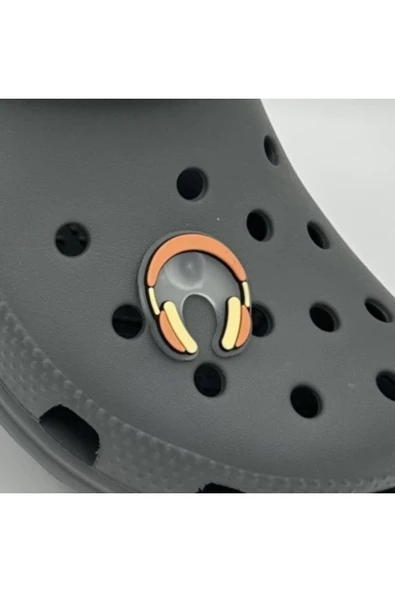 Crocs Terlik Süsü ve Aksesuarı , Çanta Süsü – Renkli Jibbitz Kulaklık Şeffaf Görselli Figür Aksesuarı ürün görseli 1
