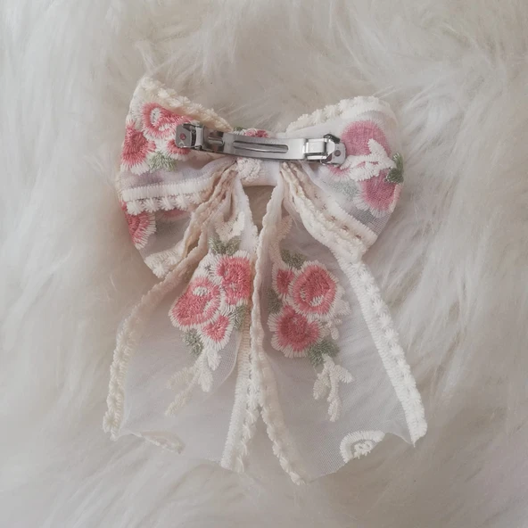 Çiçekli Saç Tokası - Resim 2