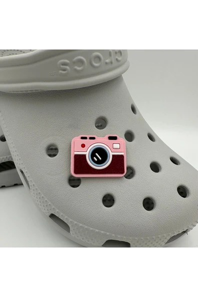 Crocs Terlik Süsü ve Aksesuarı , Çanta Süsü – Jibbitz 3D Kabartma Fotoğraf Makinası Görsel Figür Aksesuar - 2