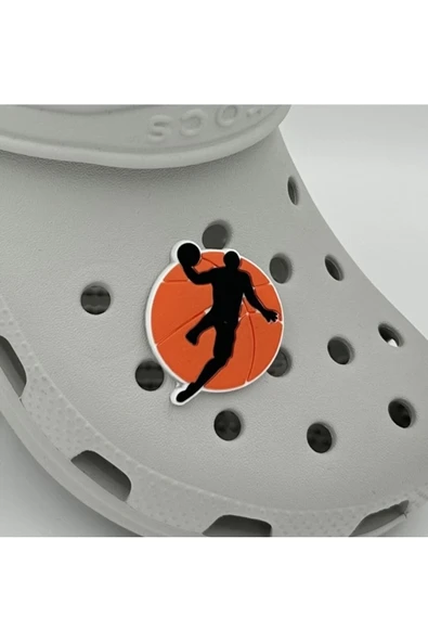 Crocs Terlik Süsü ve Aksesuarı , Çanta Süsü – Renkli Jibbitz Jordn Basket Görselli Figür Aksesuarı ürün görseli 1