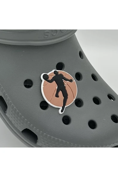 Crocs Terlik Süsü ve Aksesuarı , Çanta Süsü – Renkli Jibbitz Jordn Basket Görselli Figür Aksesuarı ürün görseli 1