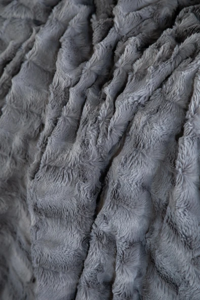 Çift Kişilik Briella Gri Yatak Örtülü Nevresim Set - 4