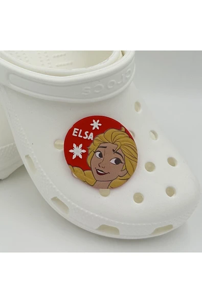 Crocs Terlik Süsü ve Aksesuarı , Çanta Süsü – Renkli Jibbitz Dev Boy 3D Kabartma Forzn Elsa Figür Aksesuar ürün görseli 1