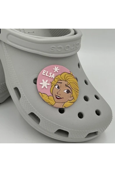 Crocs Terlik Süsü ve Aksesuarı , Çanta Süsü – Renkli Jibbitz Dev Boy 3D Kabartma Forzn Elsa Figür Aksesuar ürün görseli 1