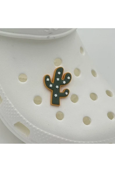 Crocs Terlik Süsü ve Aksesuarı , Çanta Süsü – Jibbitz Kaktüs Görsel Figür Aksesuar ürün görseli 1