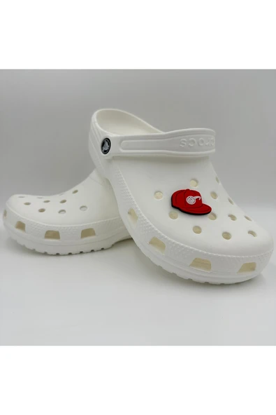 Crocs Terlik Süsü ve Aksesuarı , Çanta Süsü – Jibbitz3D Kabartma Şapka Kep Görsel Figür Aksesuar - 3