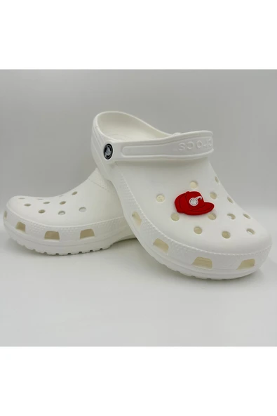 Crocs Terlik Süsü ve Aksesuarı , Çanta Süsü – Jibbitz3D Kabartma Şapka Kep Görsel Figür Aksesuar - 3