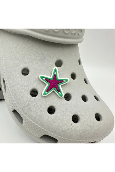 Crocs Terlik Süsü ve Aksesuarı , Çanta Süsü – Jibbitz 3D KabartmaDeniz Yıldızı Görsel Figür Aksesuar - Resim 2