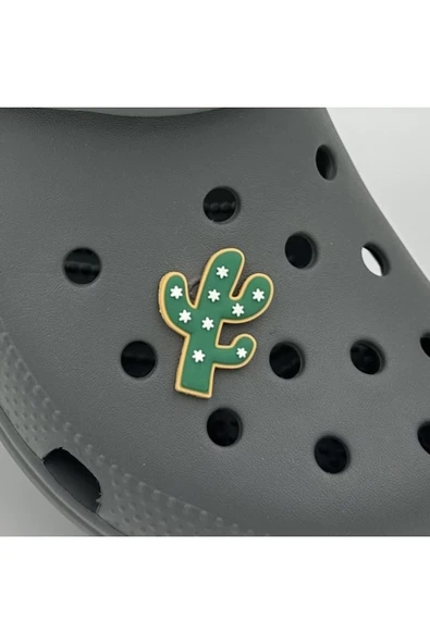 Crocs Terlik Süsü ve Aksesuarı , Çanta Süsü – Jibbitz Kaktüs Görsel Figür Aksesuar ürün görseli 1