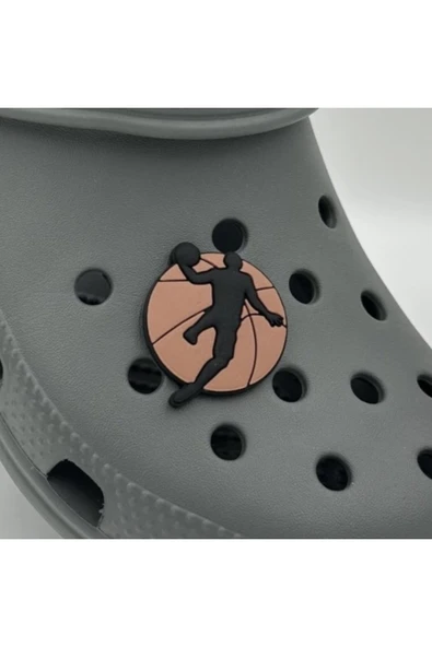 Crocs Terlik Süsü ve Aksesuarı , Çanta Süsü – Renkli Jibbitz Jordn Basket Görselli Figür Aksesuarı ürün görseli 1