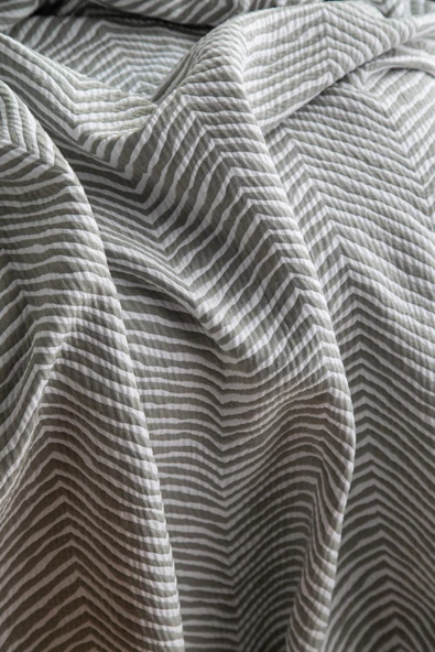 Çift Kişilik Marty Adaçayı Yatak Örtüsü Seti - 3