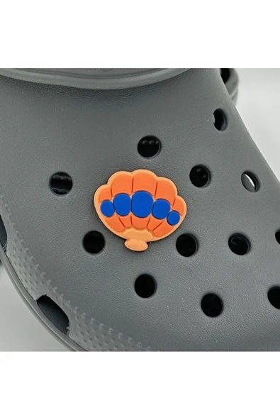 Crocs Terlik Süsü ve Aksesuarı , Çanta Süsü – Jibbitz Deniz Kabuğu Midye Görsel Figür Aksesuar ürün görseli 1