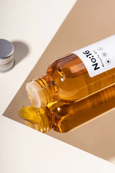 No:16 Nemlendirici Besleyici Yenileyici Işıltı Verici Mucizevi Onarıcı Bakım Yağı 100 ml - Resim 2
