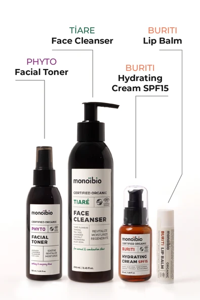 Organik Başlangıç Cilt Bakım Paketi - Normal ve Karma Ciltler İçin | Yeni Yıla Özel Cilt Bakım Seti - Resim 2