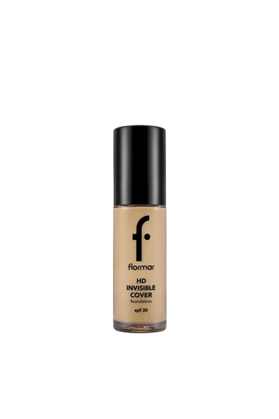 Invisible Cover HD Hafif Yapılı Yarı Parlak Bitişli Spf30 Fondöten 30 g 80 Sft Beige