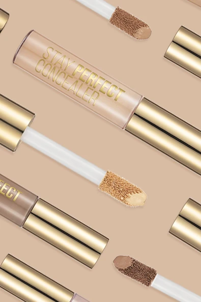 Doğal Bitişli Kapatıcı (soğuk Alt Ton) - Stay Perfect Concealer - 006 Medium Beige - 8682536037167 - Resim 6