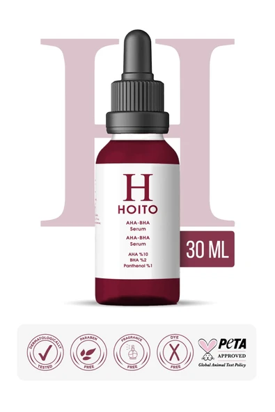 Aha Bha Serum 30ml - Canlandırıcı Cilt Tonu Eşitleyici Kırmızı Peeling Cilt Bakım Serumu - Resim 2