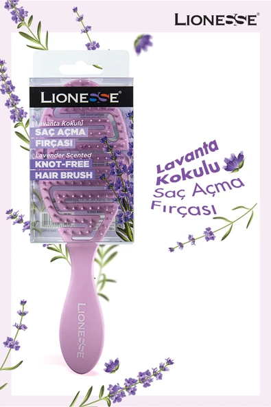 Lavanta Kokulu Saç Fırçası 378 - Esnek Yapılı , Kolay Tarama - 1