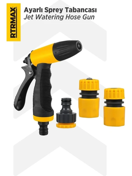 RTRMAX RHG1004 Ayarlı Sprey Tabancası - 3 Aparatlı - 2