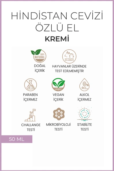 Nemlendirici Ve Besleyici Hindistan Cevizli El Kremi - Resim 4