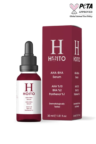 Aha Bha Serum 30ml - Canlandırıcı Cilt Tonu Eşitleyici Kırmızı Peeling Cilt Bakım Serumu ürün görseli