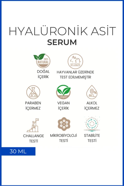 Hyaluronik Asit Yoğun Nemlendirici,kırışıklık Giderici,canlandırıcı Serumu (HYALURONİK ASİT %3) - Resim 4
