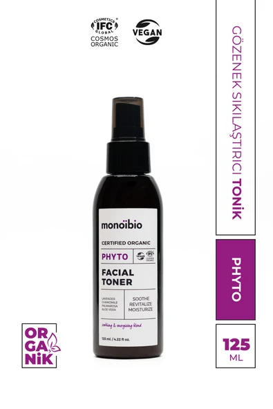 Phyto Gözenek Sıkılaştırıcı Organik Yüz Bakım Toniği - Ph Dengeleyici Canlandırıcı Tonik 125 ml ürün görseli