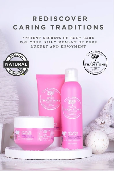 Treets-Gül ve Pirinç Kepeği Özlü Cildi Nemlendiren ve Uzun Süre Nemli Kalmasını Sağlayan Vücut Bakım kremi - Resim 6