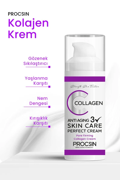 Yaşlanma Ve Kırışıklık Karşıtı Kolajen Krem 50 ml - 3