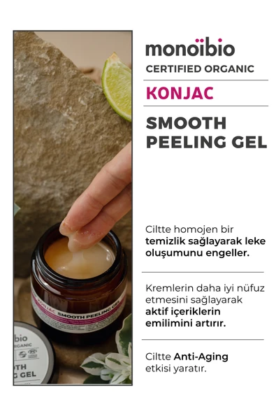 Konjac Organik Arındırıcı Aydınlatıcı Peeling - Akne Karşıtı Nemlendirici Peeling 100 ml - 3