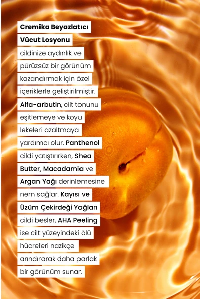 Beyazlatıcı Vücut Losyon Krem, Bearberry,arbutin%2, Sheabutter,panthenol,e Vitamini, Üzüm Çekirdeği - Resim 2
