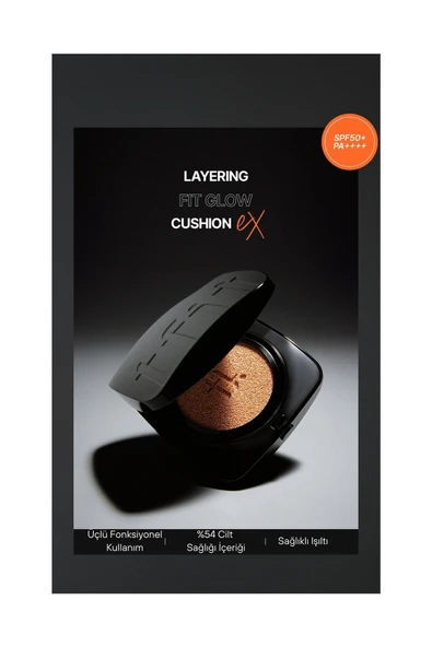 Tfıt Cushıon Fondöten Layerıng Fıt Glow Cushıon Ex W02 Spf 50 /pa Gün Boyu Işıltılı Etki - Resim 5