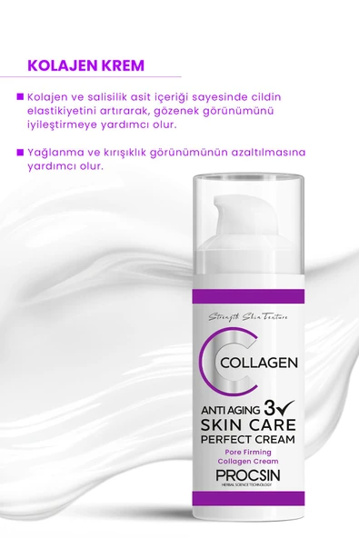 Yaşlanma Ve Kırışıklık Karşıtı Kolajen Krem 50 ml - 2
