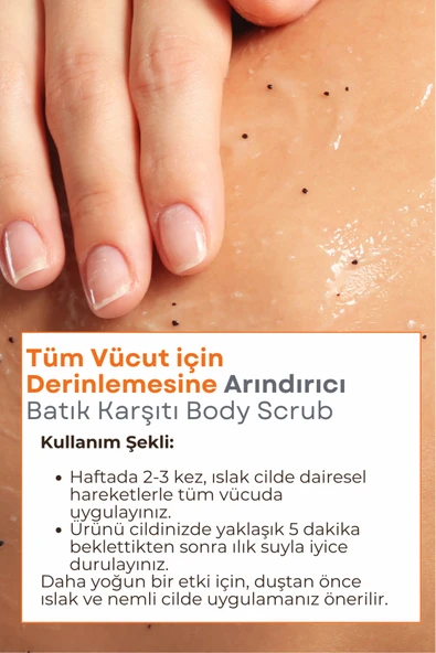 Tüm Vücut için Besleyici Arındırıcı Nemlendirici Batık Karşıtı Body Scrub Peeling - 3