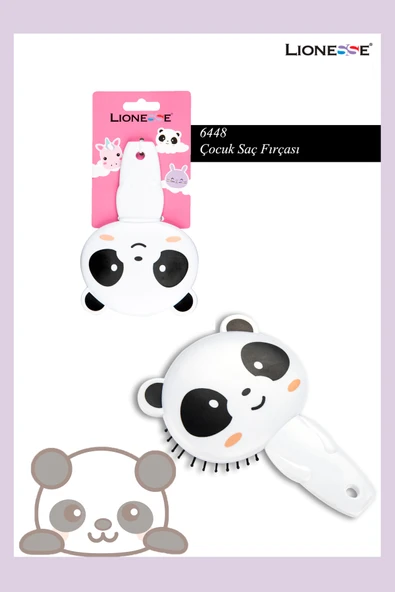 Saç Fırçası Beyaz Panda 6448 - 1