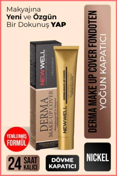 Derma Makeup Cover Yoğun Kapatıcı Fondöten 06 Nickel ürün görseli