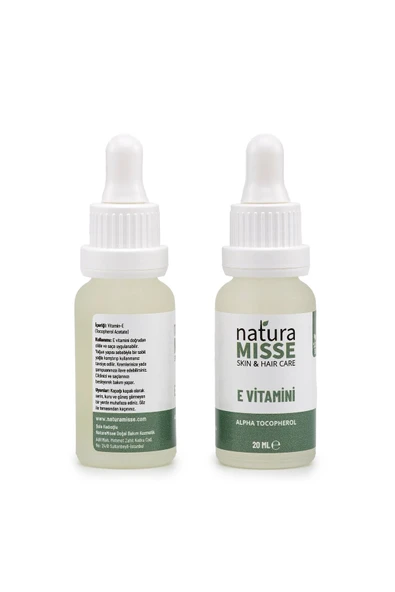 E Vitamini 20 ml Nemlendirici Yaşlanma Ve Kırışıklık Karşıtı Onarıcı Doğal Serum - Resim 3