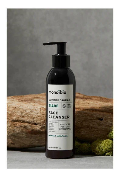 Tiare Normal Karma Ciltlere Özel Organik Yüz Temizleme Jeli - Tüm Ciltler Için Uygundur 250 ml - Resim 6