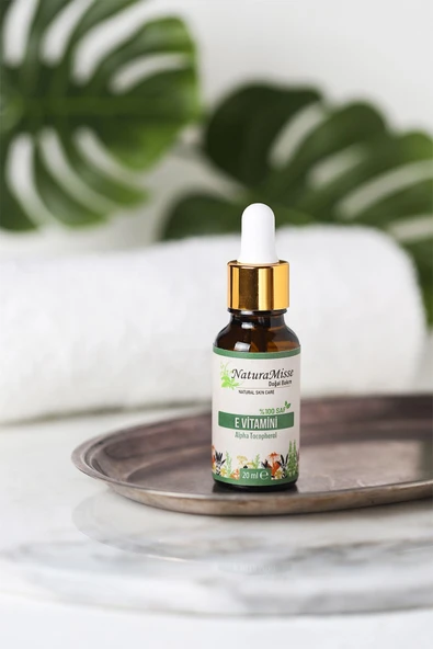 E Vitamini 20 ml Nemlendirici Yaşlanma Ve Kırışıklık Karşıtı Onarıcı Doğal Serum - Resim 5