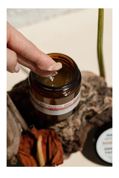 Rosehip Organik Yüz Bakım Maskesi - Yorgun Donuk Mat Ciltler Için Derinlemesine Nemlendirme 100 ml - Resim 4