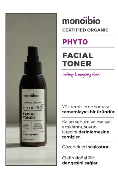 Phyto Gözenek Sıkılaştırıcı Organik Yüz Bakım Toniği - Ph Dengeleyici Canlandırıcı Tonik 125 ml - Resim 3
