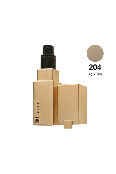 Fondöten - No Transfer Matte Performance Foundation 204 8698438602969 ürün görseli