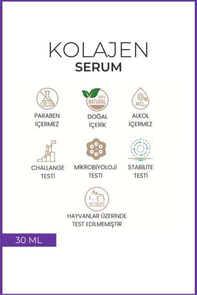 Kolajen, Yaşlanma Ve Kırışıklık Karşıtı, Gençleştirici, Cildi Sıkılaştırıcı Serum - Resim 3