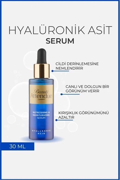 Hyaluronik Asit Yoğun Nemlendirici,kırışıklık Giderici,canlandırıcı Serumu (HYALURONİK ASİT %3) - Resim 2